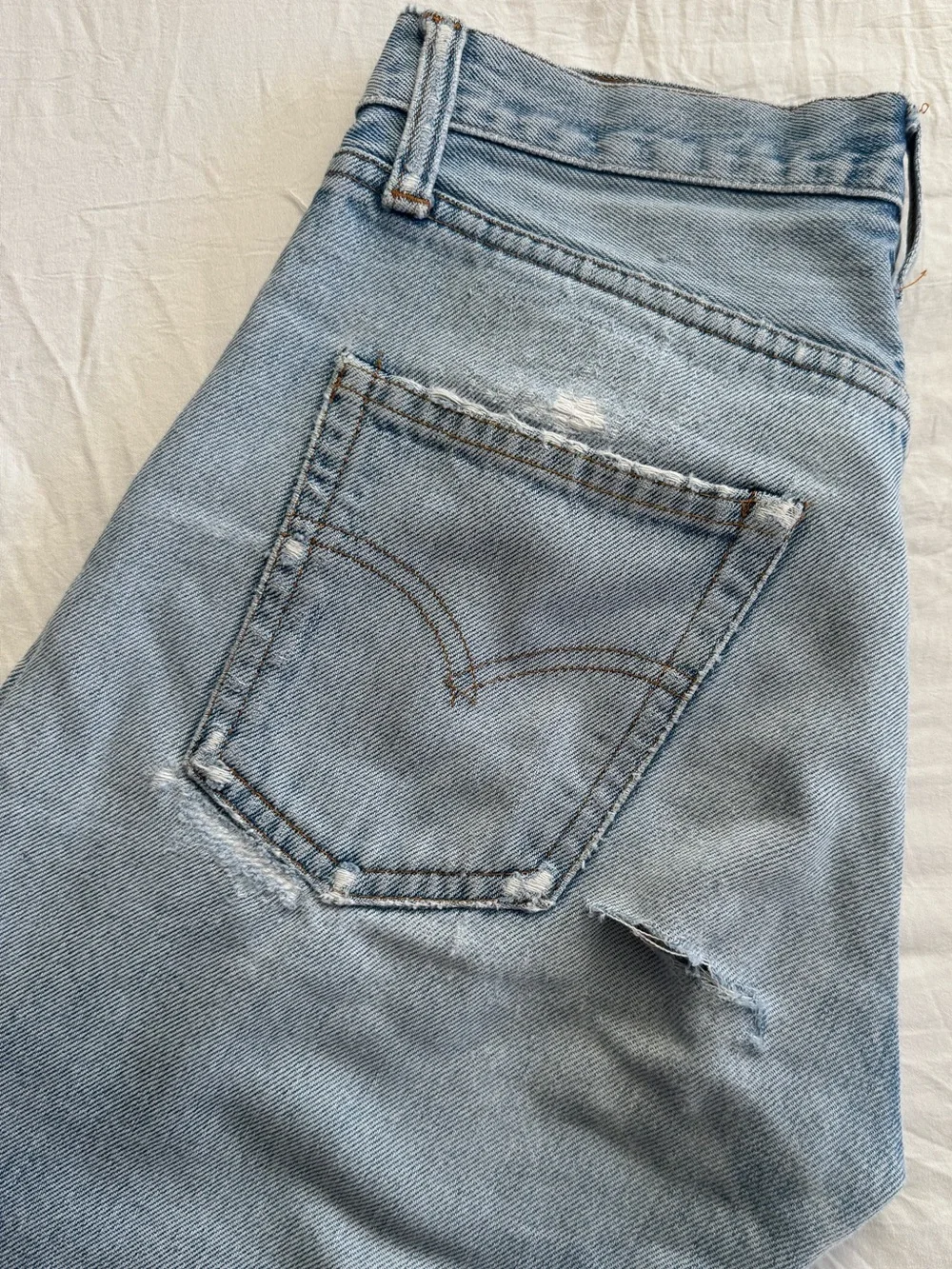 Red line Vintage Levi's Light Blue - Picture 3 of 12